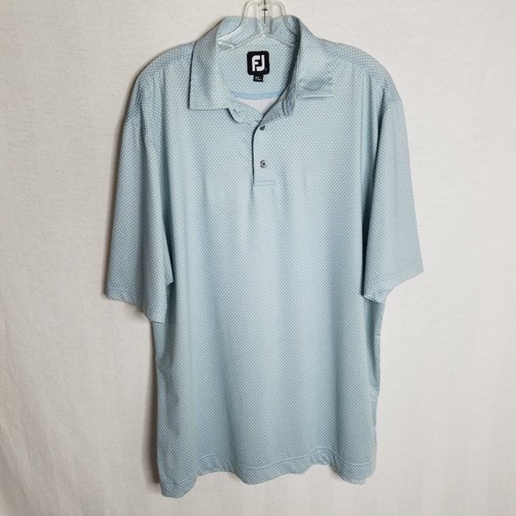 Footjoy Mens Polyester Stretch Polo Golf Shirt - Picture 2 of 4